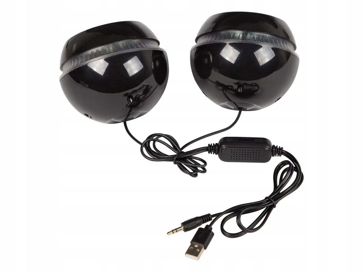 BLOW MS-29 kompiuterio kolonėlės su RGB LED apšvietimu, USB 5 V, 3,5 mm mini jungtis