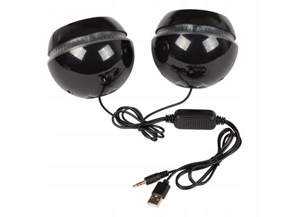 BLOW MS-29 kompiuterio kolonėlės su RGB LED apšvietimu, USB 5 V, 3,5 mm mini jungtis