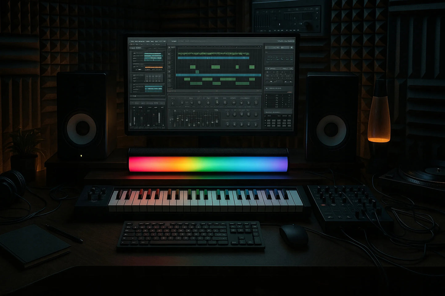 BLOW MS-33 žaidimų garso kolonėlė (soundbar) su LED RGB apšvietimu, USB, 14W