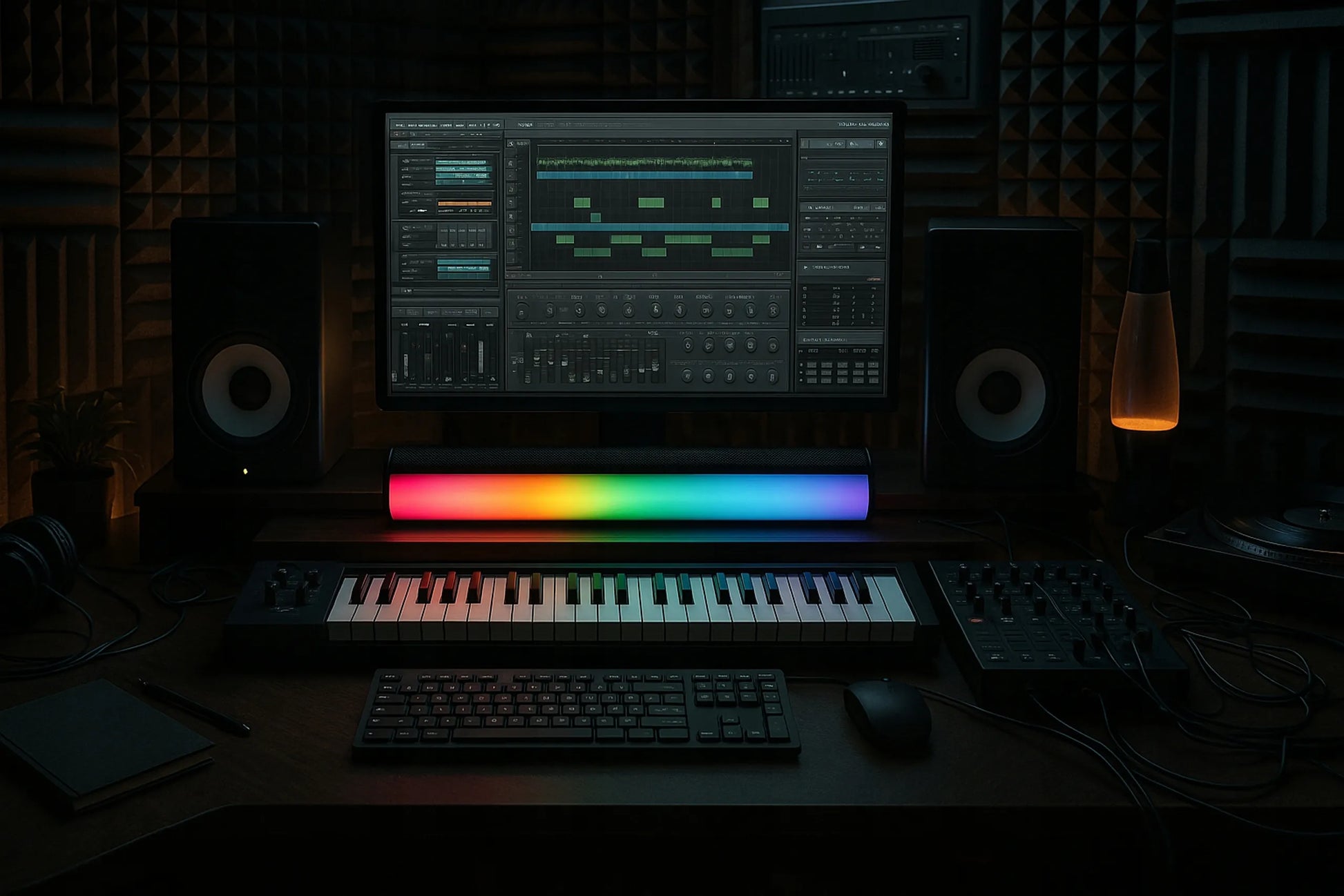 BLOW MS-33 žaidimų garso kolonėlė (soundbar) su LED RGB apšvietimu, USB, 14W