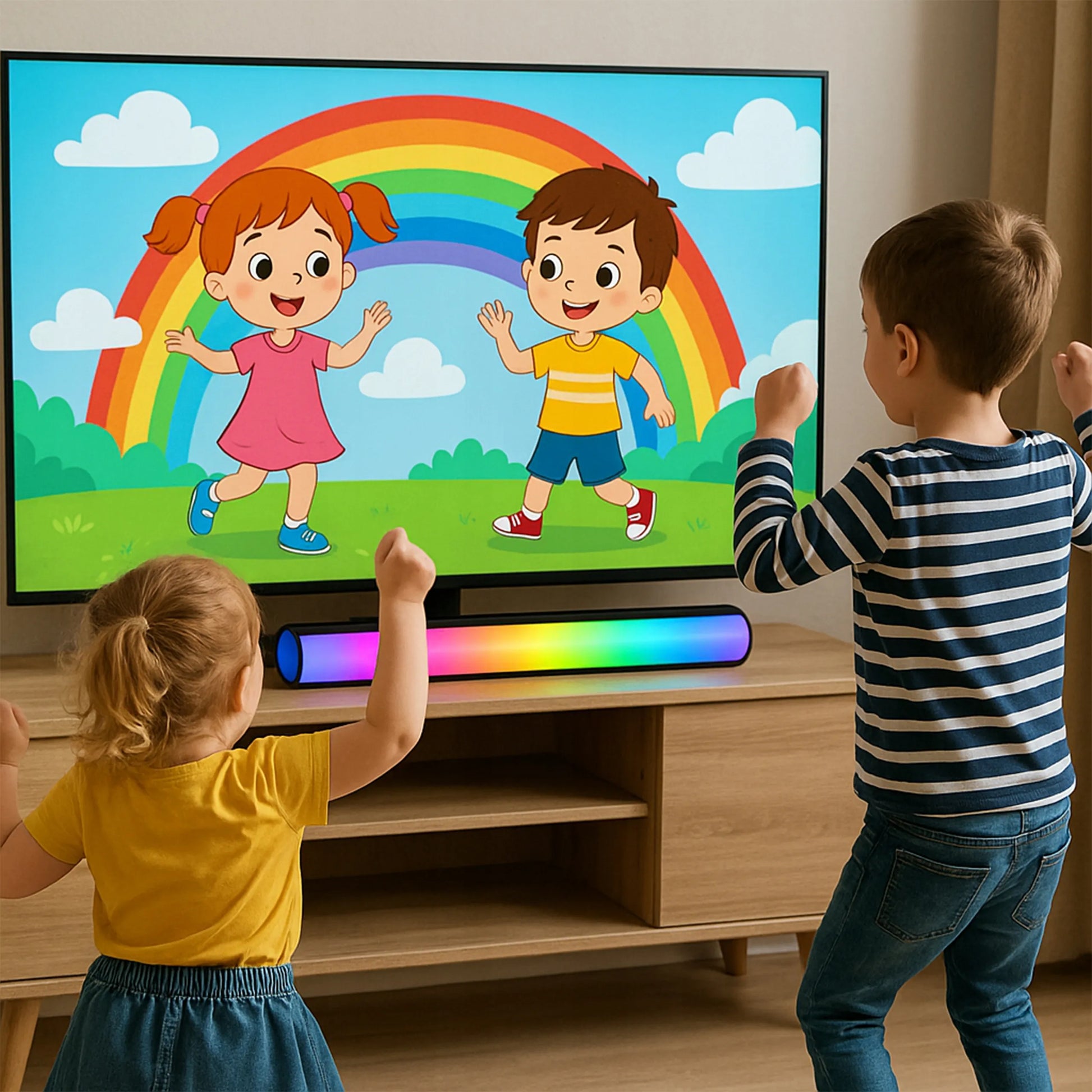 BLOW MS-33 žaidimų garso kolonėlė (soundbar) su LED RGB apšvietimu, USB, 14W