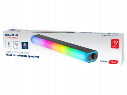BLOW MS-33 žaidimų garso kolonėlė (soundbar) su LED RGB apšvietimu, USB, 14W