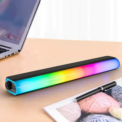 BLOW MS-33 žaidimų garso kolonėlė (soundbar) su LED RGB apšvietimu, USB, 14W