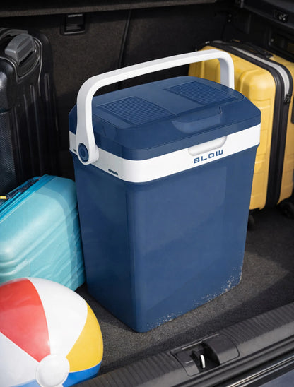 BLOW nešiojamas automobilių šaldytuvas 20L su šildymo funkcija 12V 230V