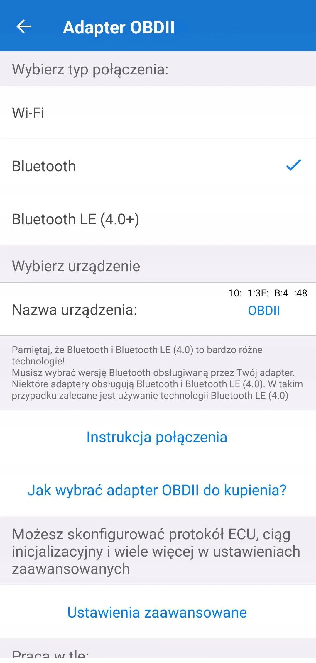 BLOW OBD2 diagnostikos sąsaja su Bluetooth, skirta Android, iOS ir Windows – lenkiškas testeris