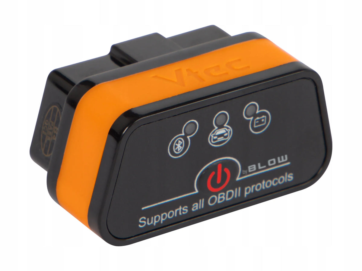 BLOW OBD2 diagnostikos sąsaja su Bluetooth, skirta Android, iOS ir Windows – lenkiškas testeris