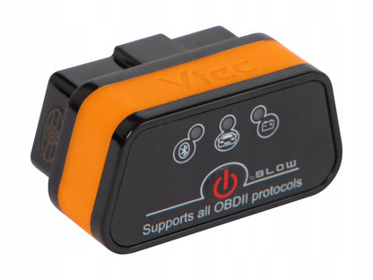 BLOW OBD2 diagnostikos sąsaja su Bluetooth, skirta Android, iOS ir Windows – lenkiškas testeris