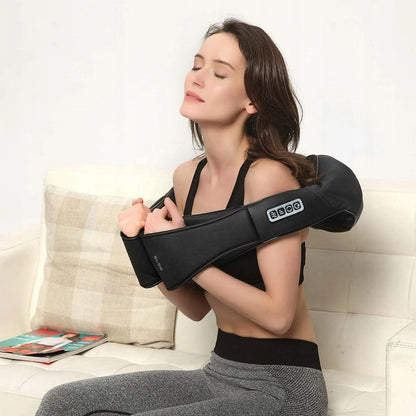 „BLOW Shiatsu“ masažuoklio pagalvė kaklui, nugarai ir pečiams su šildymo funkcija