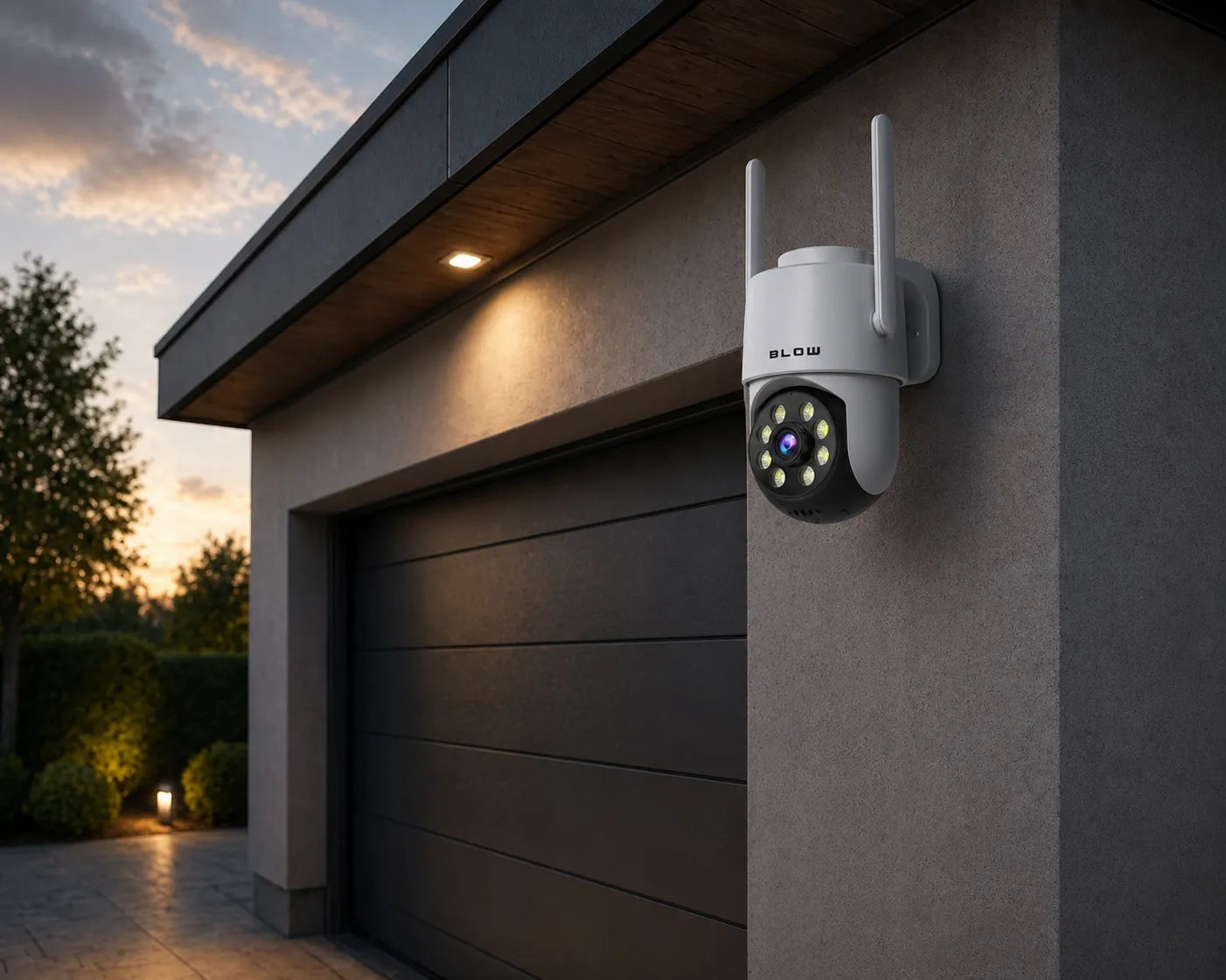 BLOW T-135 5MP išorinė sukamoji WiFi IP kamera su Tuya, Full HD, priartinimu ir judesio detekcija