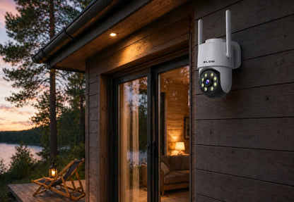 BLOW T-135 5MP išorinė sukamoji WiFi IP kamera su Tuya, Full HD, priartinimu ir judesio detekcija