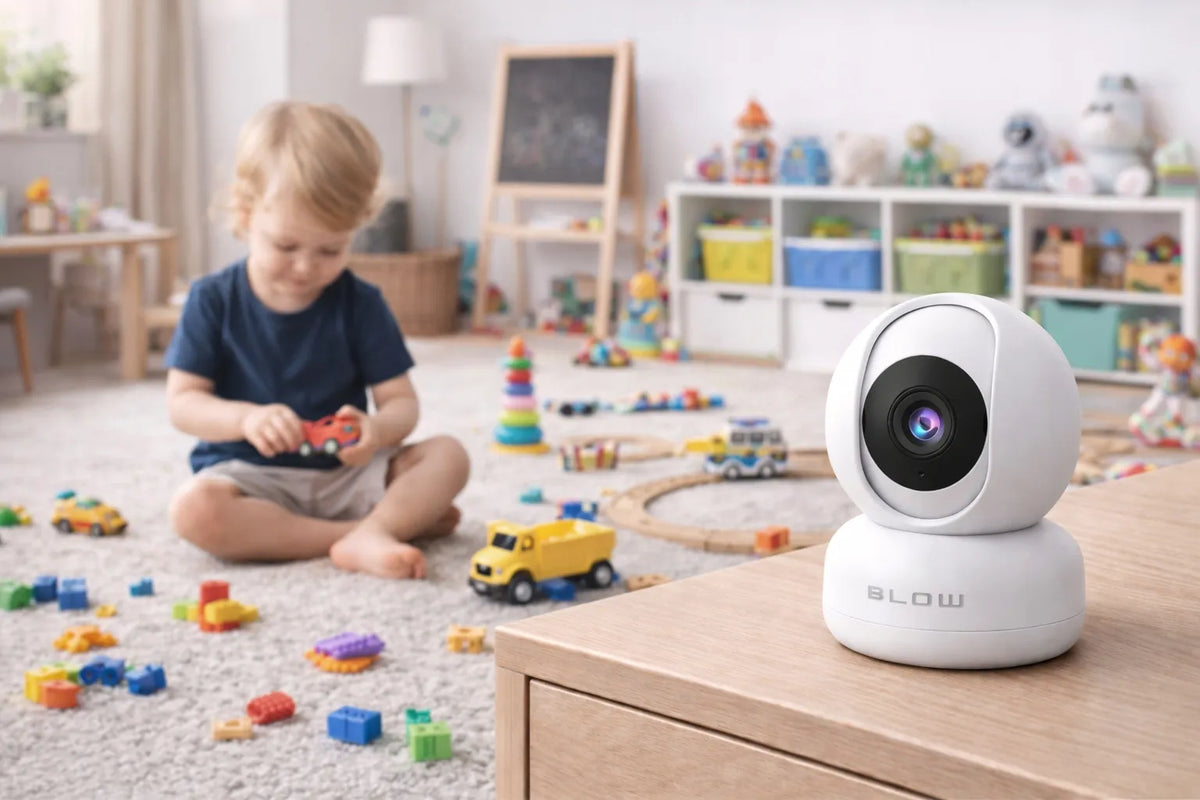 BLOW Tuya „Wi-Fi“ IP kamera, 5 GHz, 5 MP, pasukama, su priartinimu ir naktiniu režimu