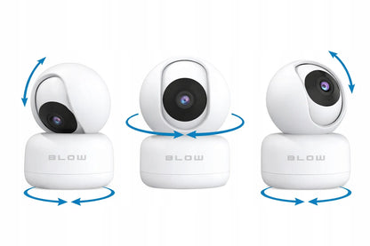 BLOW Tuya „Wi-Fi“ IP kamera, 5 GHz, 5 MP, pasukama, su priartinimu ir naktiniu režimu