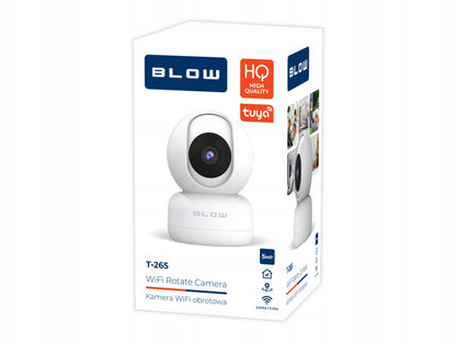 BLOW Tuya „Wi-Fi“ IP kamera, 5 GHz, 5 MP, pasukama, su priartinimu ir naktiniu režimu