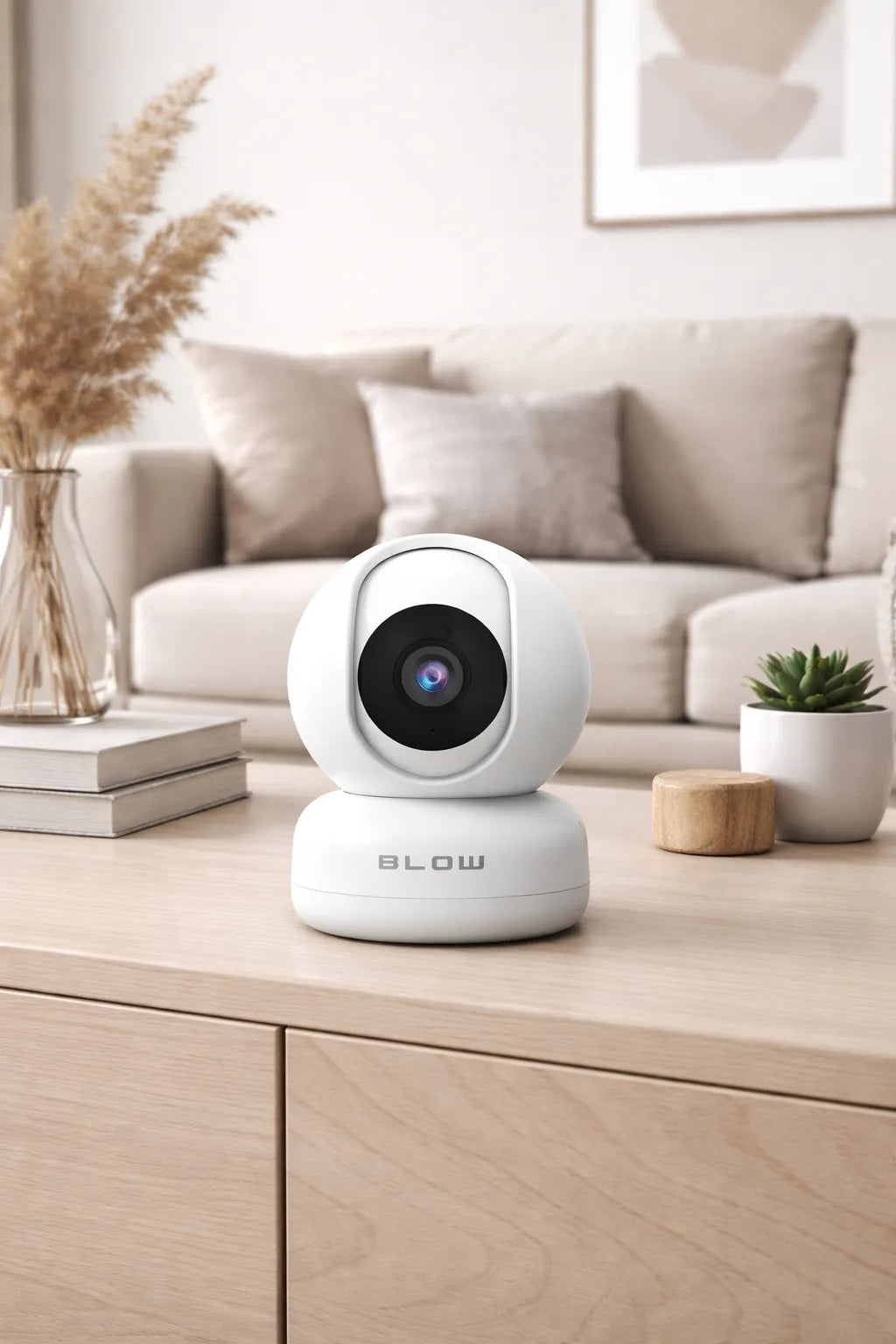 BLOW Tuya „Wi-Fi“ IP kamera, 5 GHz, 5 MP, pasukama, su priartinimu ir naktiniu režimu