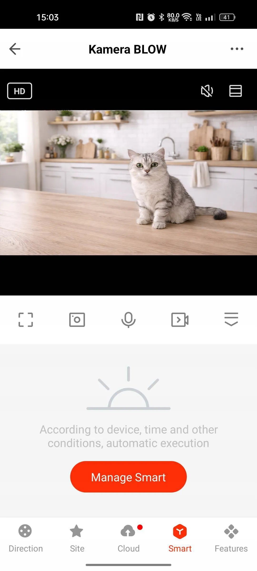 BLOW Tuya „Wi-Fi“ IP kamera, 5 GHz, 5 MP, pasukama, su priartinimu ir naktiniu režimu
