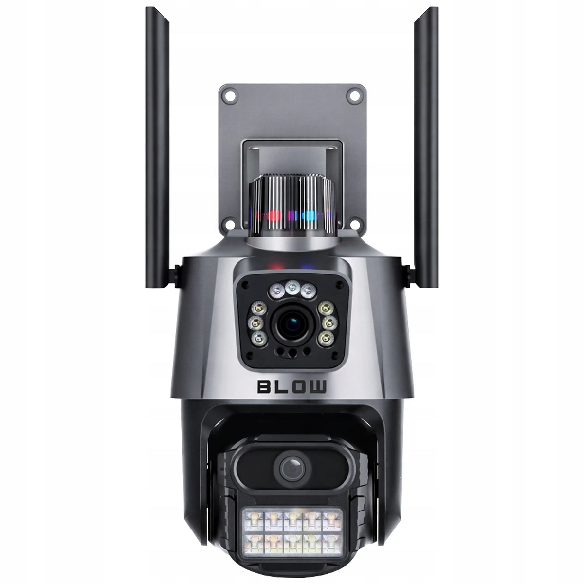 BLOW V-PT62 8MP 4G LTE IP kamera su SIM kortele, PTZ valdymu ir dviem objektyvais