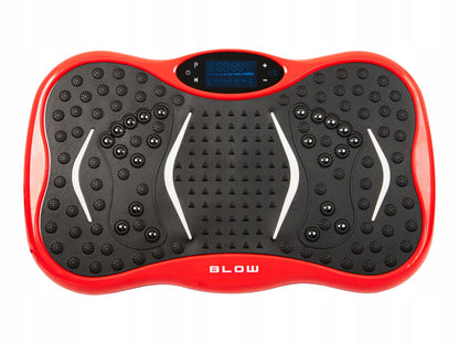 „BLOW“ vibruojanti platforma su pėdų masažuokliu, pasipriešinimo juostomis, „Bluetooth“, nuotolinio valdymo pultu ir garsiakalbiais