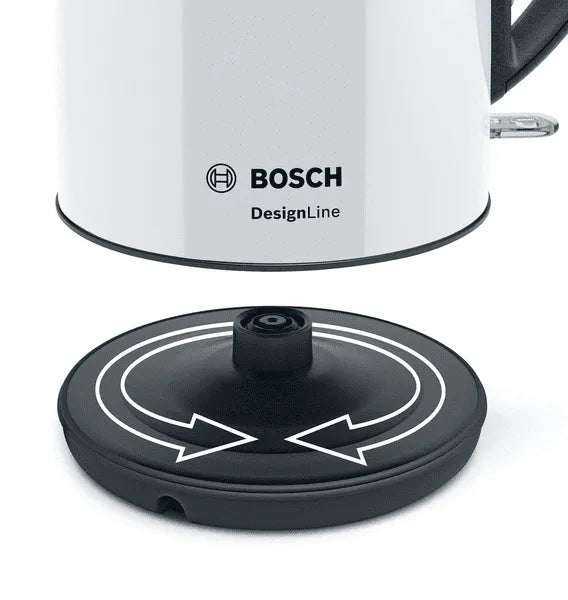 Bosch DesignLine TWK3P421 elektrinis virdulys, 2400 W, 1,7 l, baltas