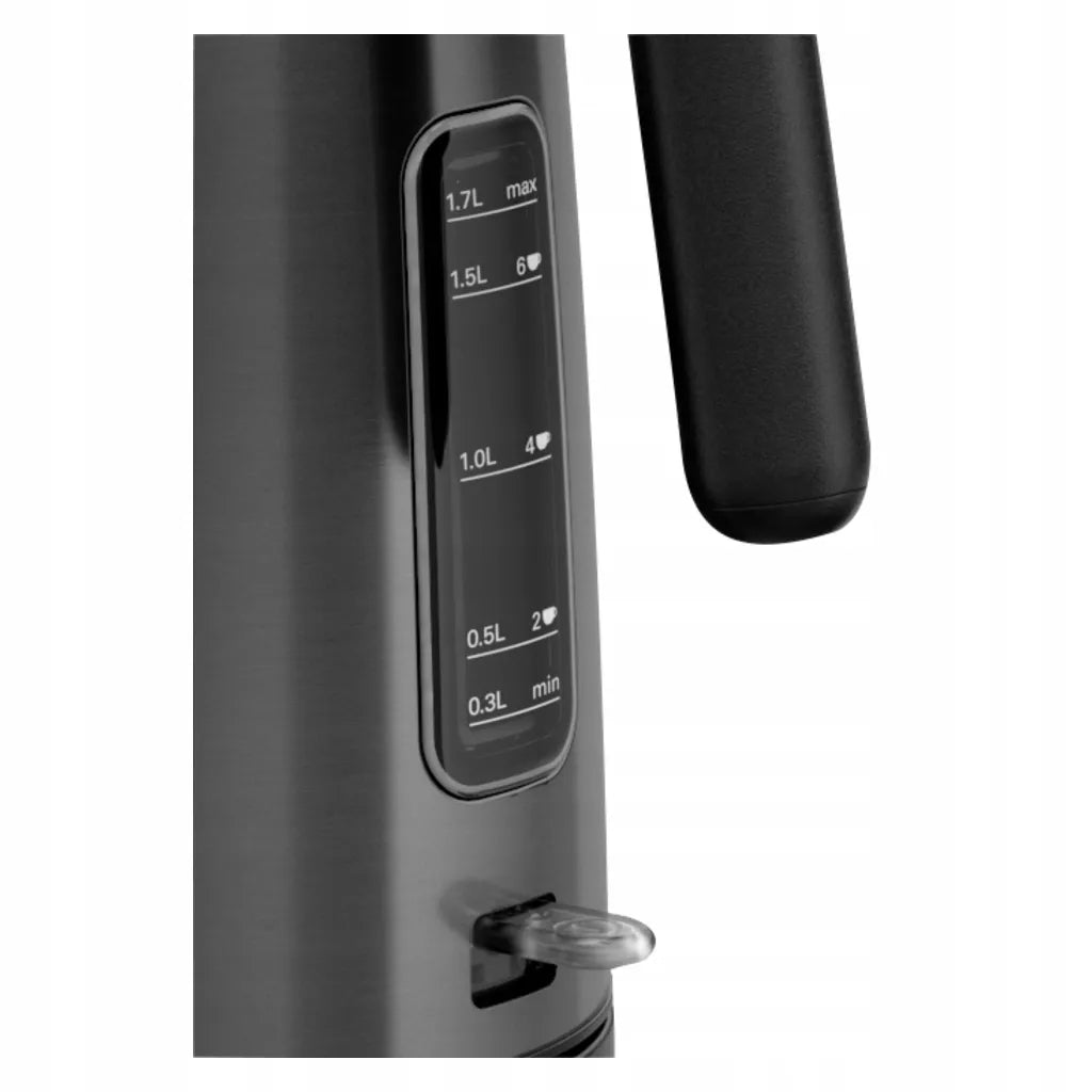 „Bosch DesignLine“ TWK5P475 elektrinis virdulys, 2400 W, 1,7 l, sidabrinis