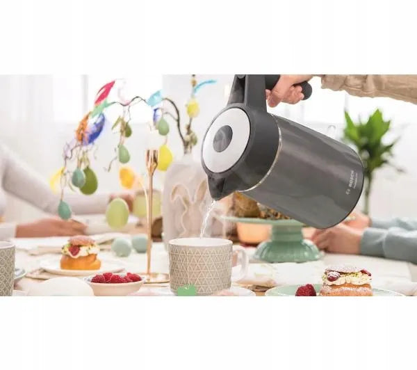 „Bosch DesignLine“ TWK5P475 elektrinis virdulys, 2400 W, 1,7 l, sidabrinis