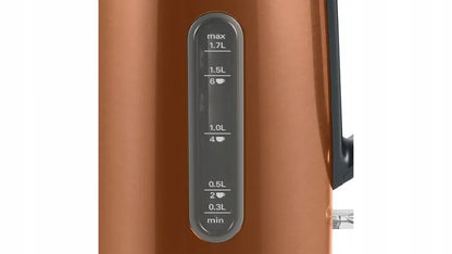 Bosch TWK4P439 elektrinis virdulys, 2400 W, 1,7 l, geltonos ir auksinės spalvos