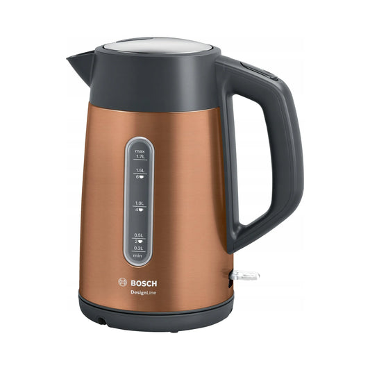 Bosch TWK4P439 elektrinis virdulys, 2400 W, 1,7 l, geltonos ir auksinės spalvos
