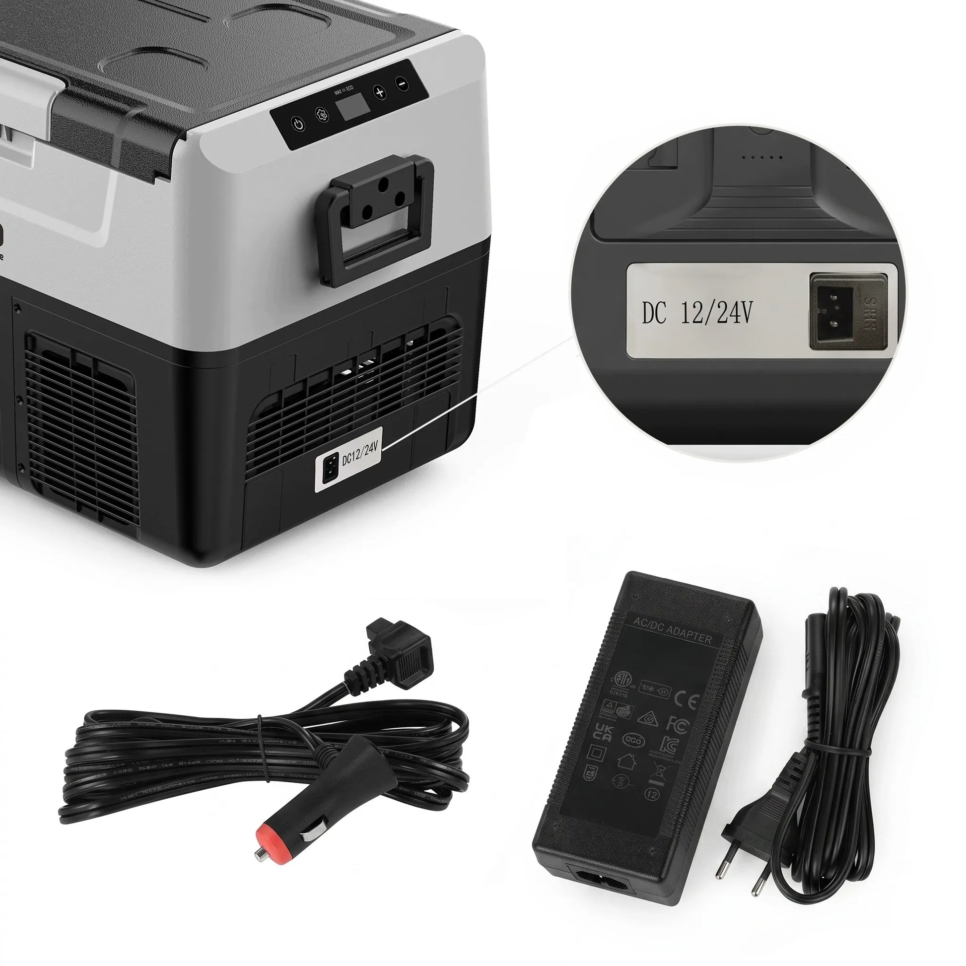 Boste 45L kompresorinis automobilinis šaldytuvas -20°C GALINGAS 12V 24V