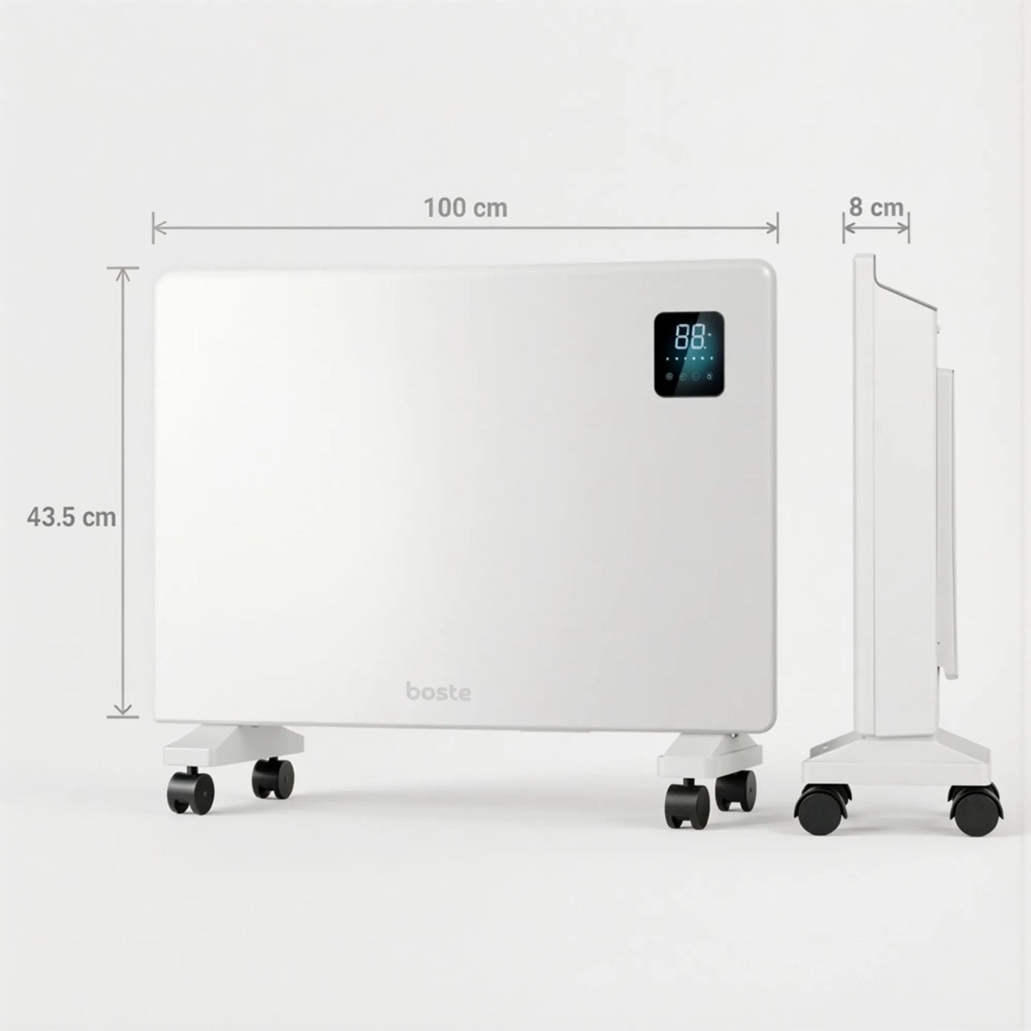 Boste elektrinis konvekcinis šildytuvas 2500W Smart WiFi LED