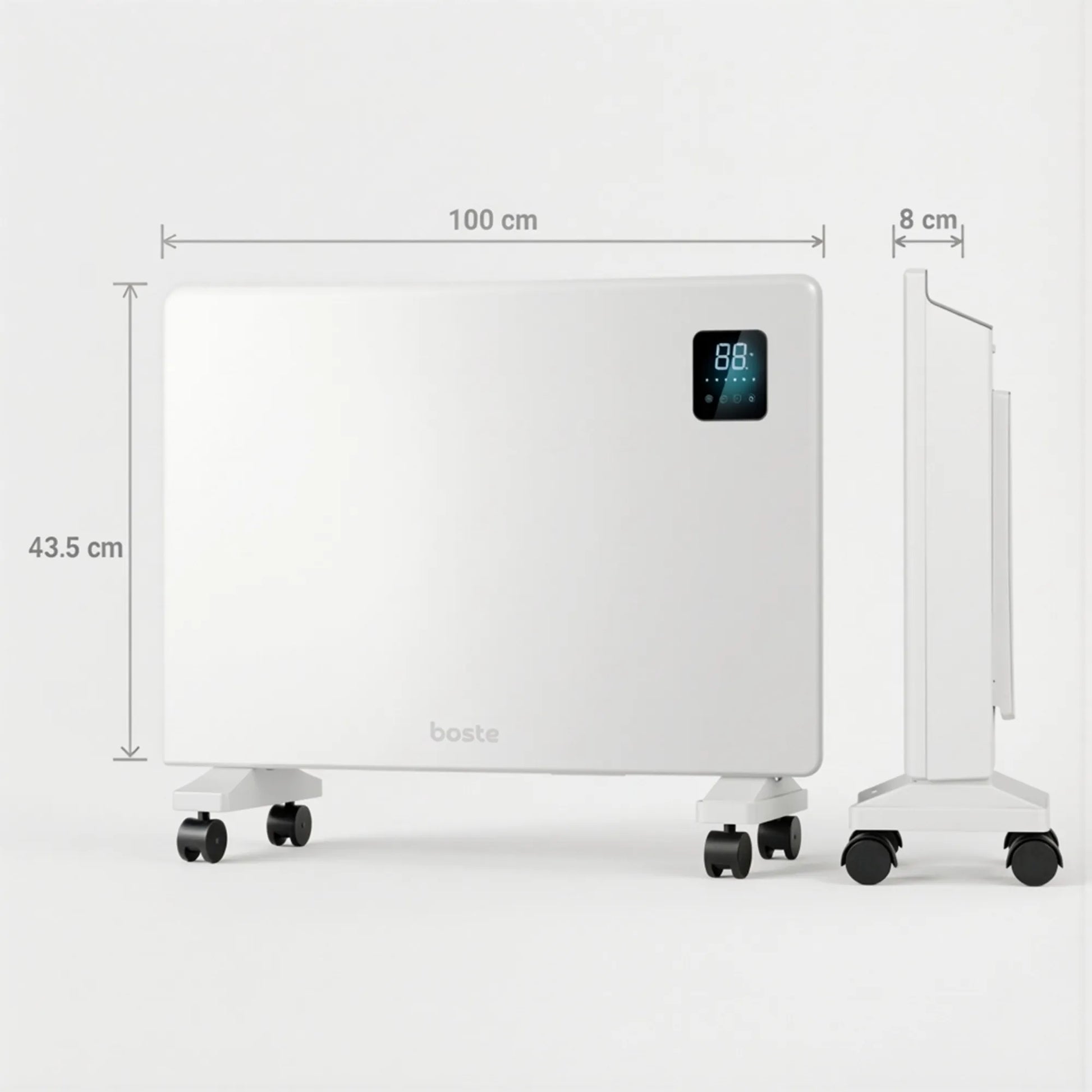 Boste elektrinis konvekcinis šildytuvas 2500W Smart WiFi LED