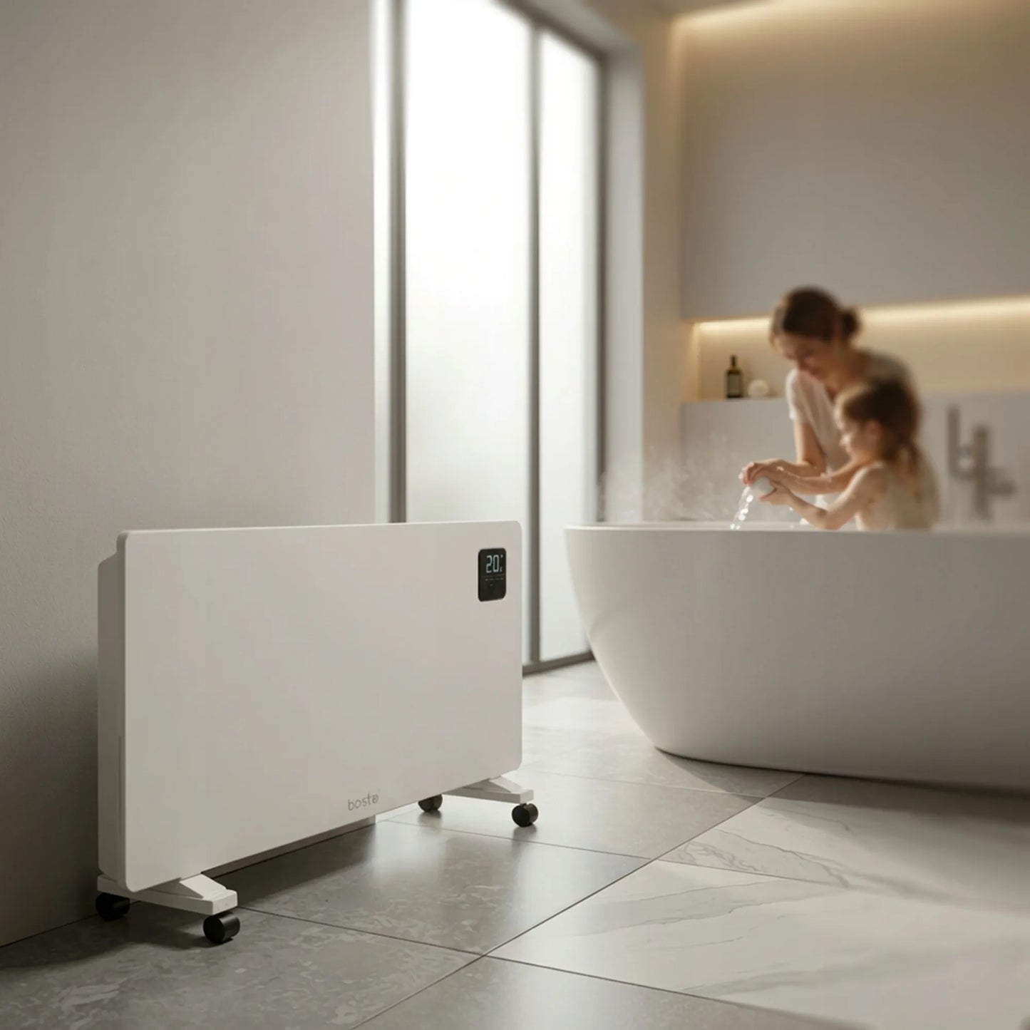 Boste elektrinis konvekcinis šildytuvas 2500W Smart WiFi LED