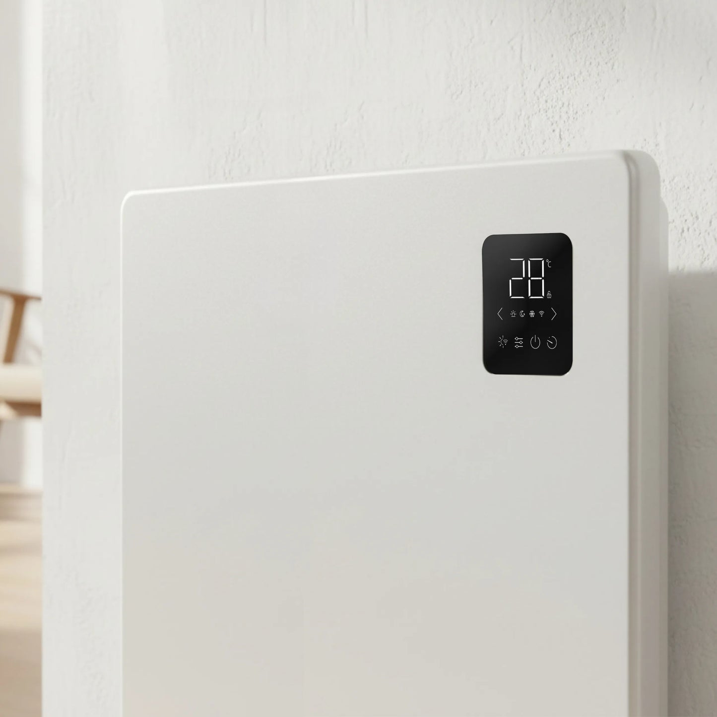Boste elektrinis konvektorinis radiatorius, energiją taupantis 2000 W, Smart WiFi LED