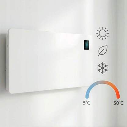 Boste elektrinis konvektorinis radiatorius, energiją taupantis 2000 W, Smart WiFi LED