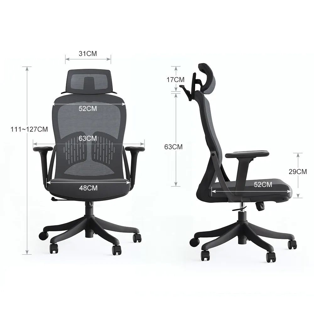 BOSTE ergonominė besisukanti biuro kėdė patogi reguliuojama