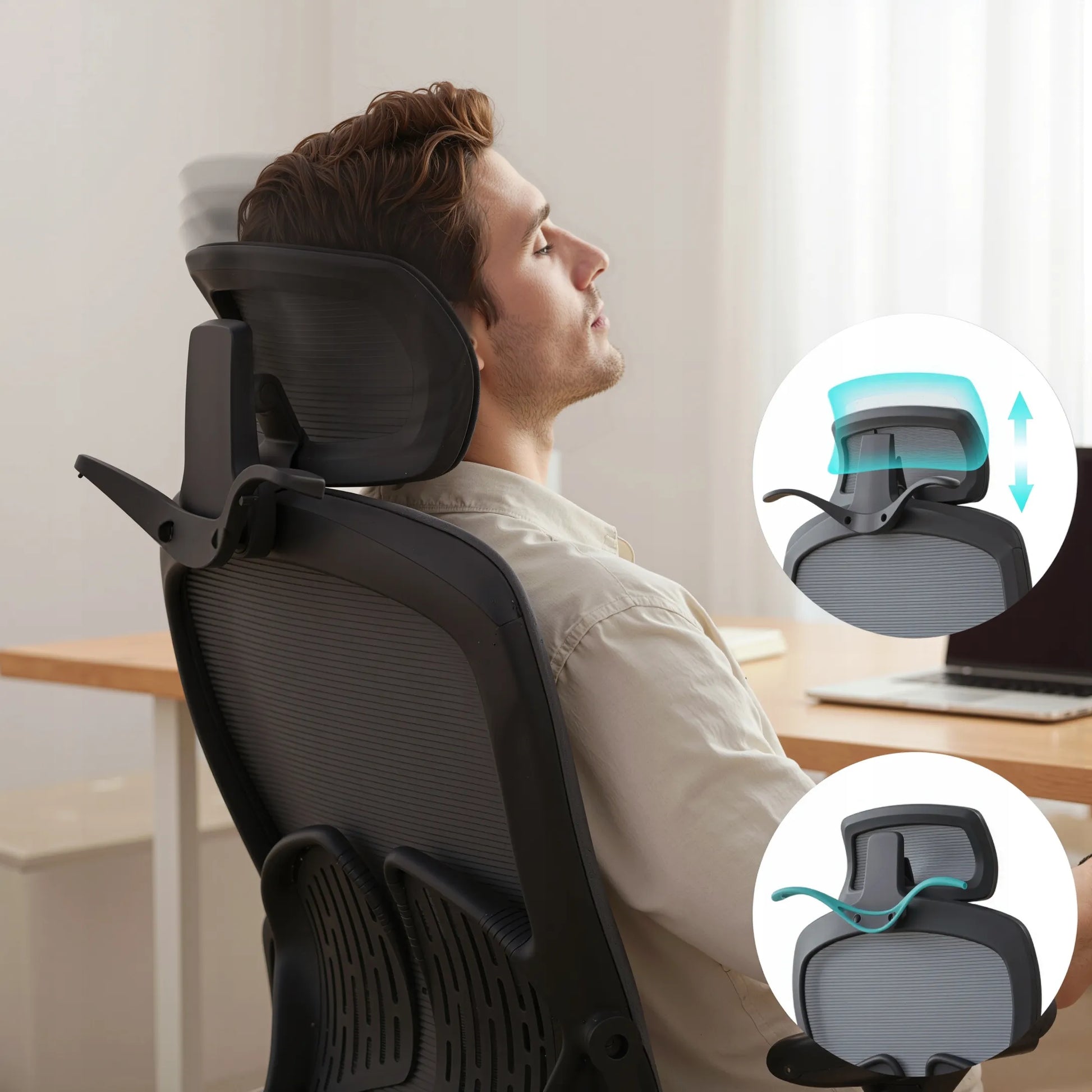 BOSTE ergonominė besisukanti biuro kėdė patogi reguliuojama