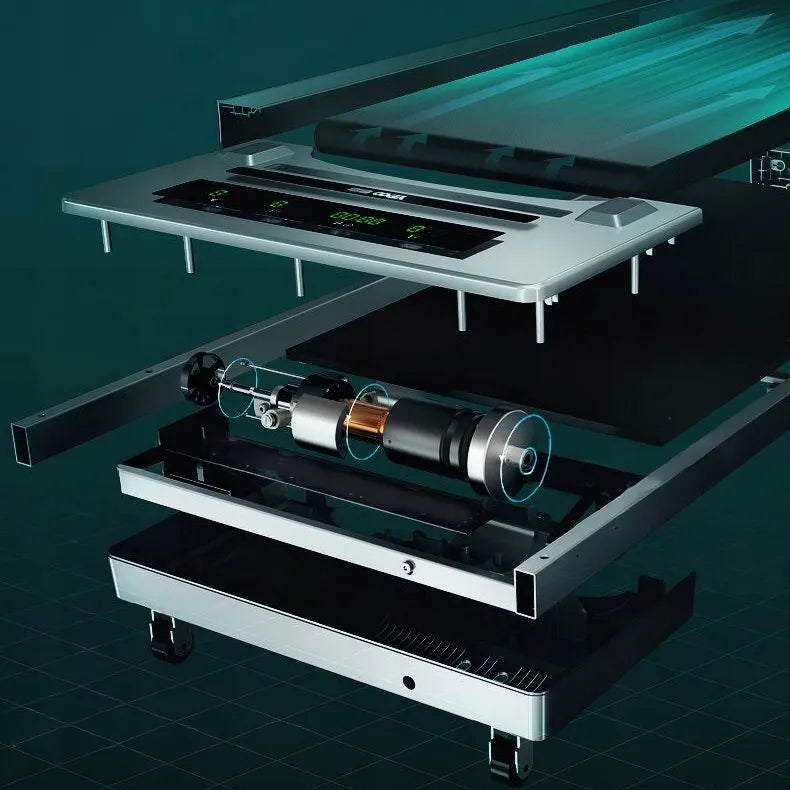 Boste Fitcore T50 Slim elektrinis ėjimo takelis namams, 6 km/h, kompaktiškas