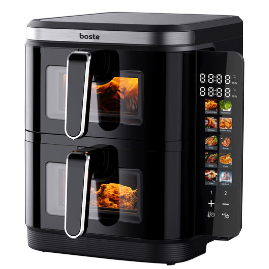 Boste Flavor Cookmaster D6 be Riebalų Veikianti Karšto Oro Gruzdintuvė, 11L, 2800W
