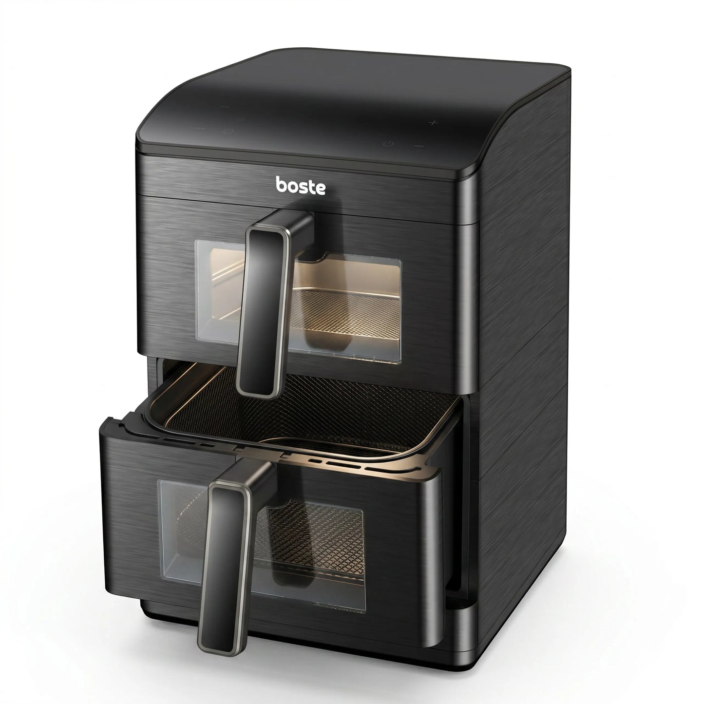 Boste Flavor Cookmaster D8 bekontaktė gruzdintuvė 12L Dual Zone XXL 2 kamerų 3000W
