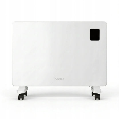 Boste Heaton M60 elektrinis konvektorinis šildytuvas, energiją taupantis, skirtas vonios kambariui, WiFi, LED