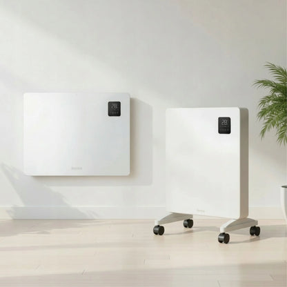 Boste Heaton M60 elektrinis konvektorinis šildytuvas, energiją taupantis, skirtas vonios kambariui, WiFi, LED