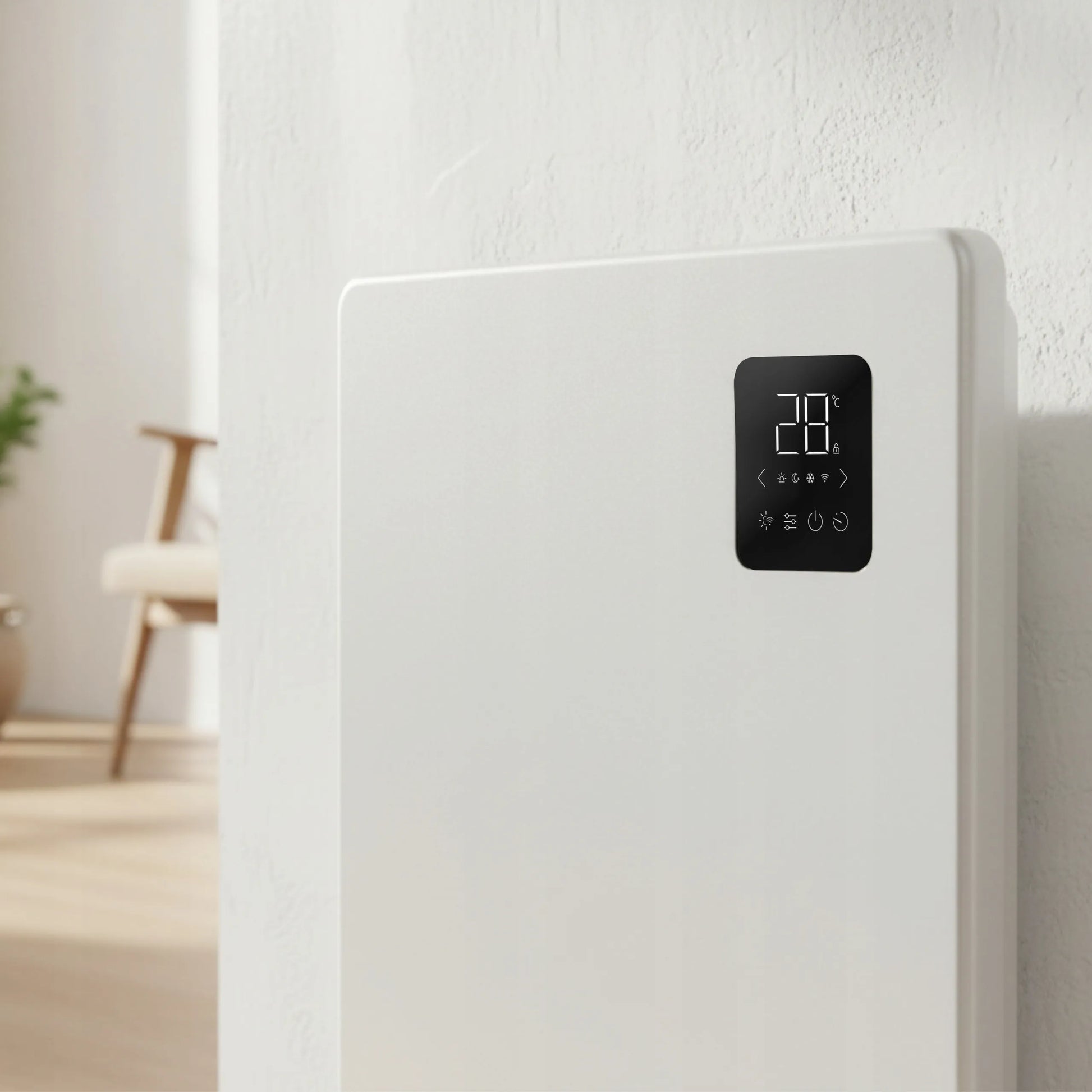 BOSTE išmanusis konvekcinis elektrinis šildytuvas, 1000 W, WiFi, LED