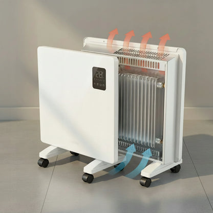 BOSTE išmanusis konvekcinis elektrinis šildytuvas, 1000 W, WiFi, LED