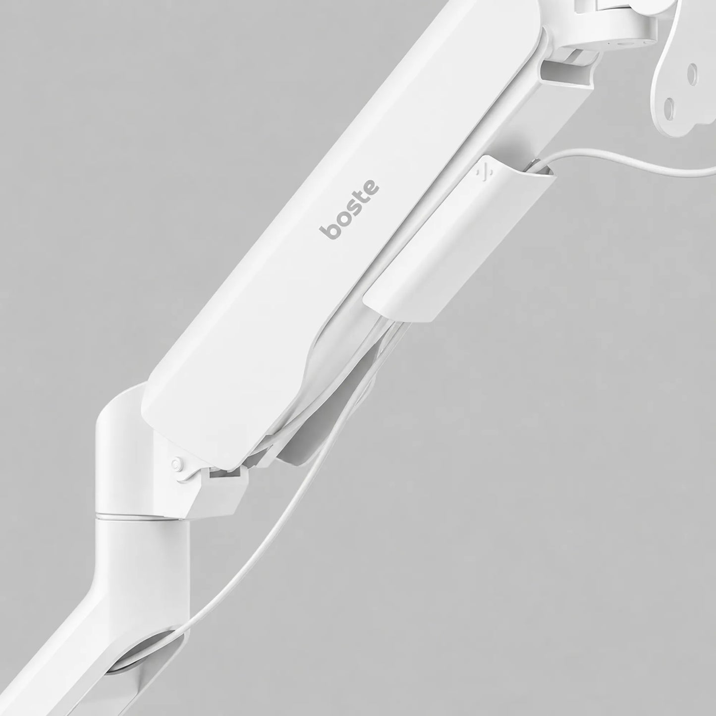 Boste monitorlio laikiklis, skirtas 17–40 colių ekranams, VESA, USB prievadai, du montavimo būdai