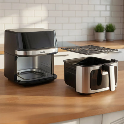 Boste orkaitė be riebalų Airfryer 8L 2200W galinga 10 programų didelė