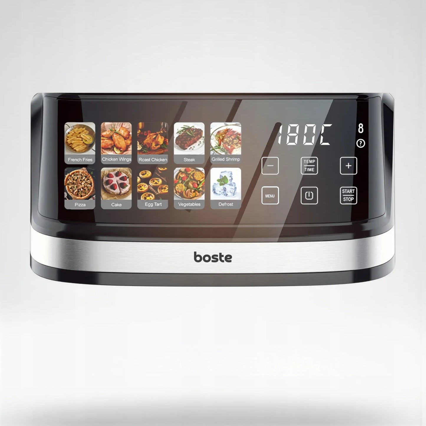 Boste orkaitė be riebalų Airfryer 8L 2200W galinga 10 programų didelė
