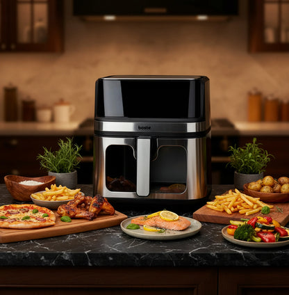 Boste orkaitė be riebalų Airfryer 8L 2200W galinga 10 programų didelė