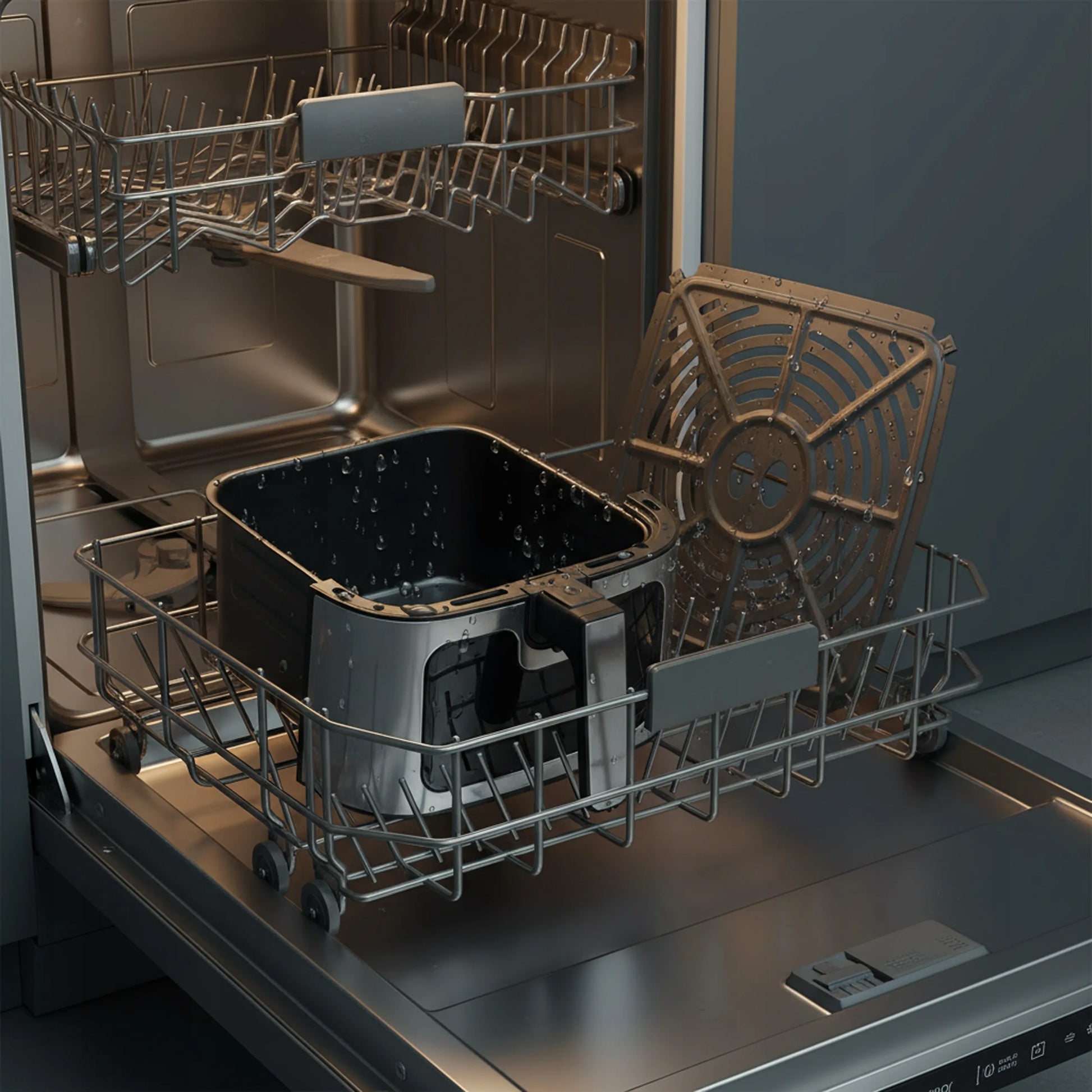 Boste orkaitė be riebalų Airfryer 8L 2200W galinga 10 programų didelė