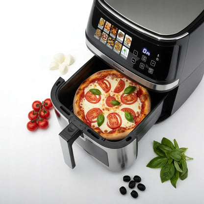 Boste orkaitė be riebalų Airfryer 8L 2200W galinga 10 programų didelė