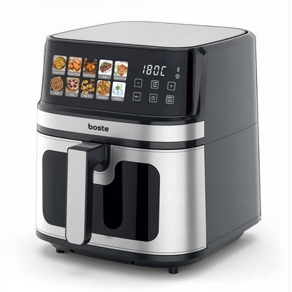 Boste orkaitė be riebalų Airfryer 8L 2200W galinga 10 programų didelė