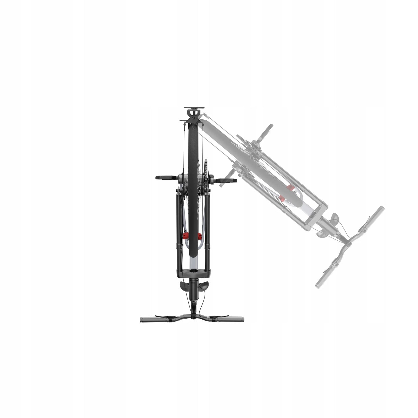 Boste sieninis dviračio laikiklis W3, 16-29" ratams, sulankstomas, pasukamas, 35 kg