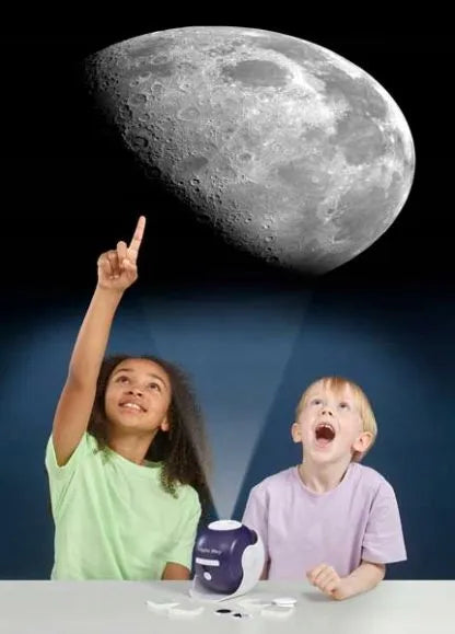 „Brainstorm Night Sky“ Saulės sistemos, žvaigždynų, žvaigždėto dangaus ir Mėnulio projektorius